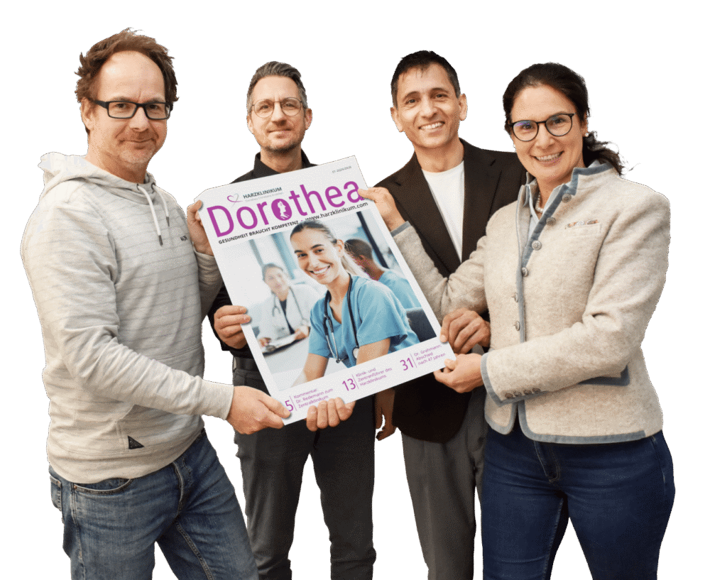 Team des Relaunch Kundenmagazin Dorothea im neuen modernen Magazin-Design
